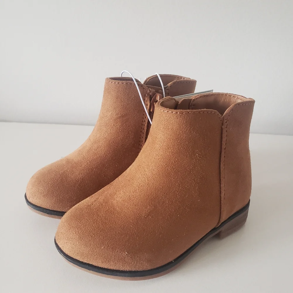 Toddler Girls' Penelope Cognac Boots Size 6